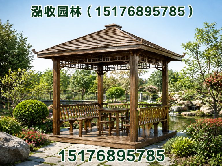 海西防腐木展示图